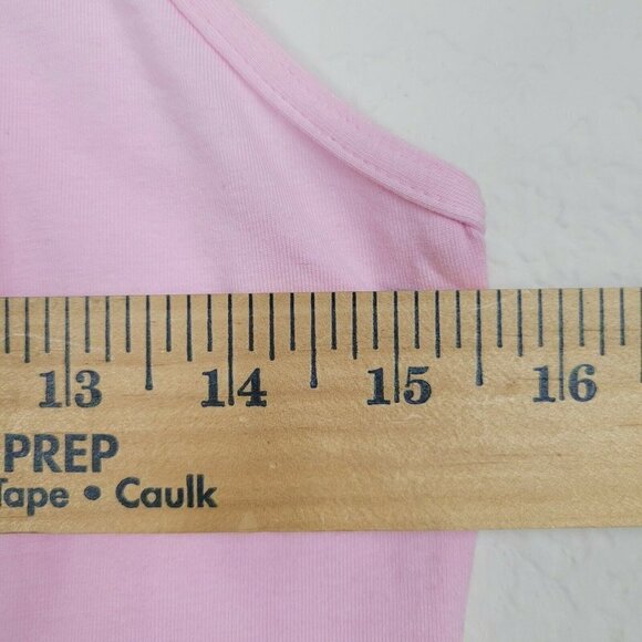 American Apparel Lg Classic Girl Angeleigh Anastasio Cropped Tank Top Pink Y2K - Picture 6 of 9